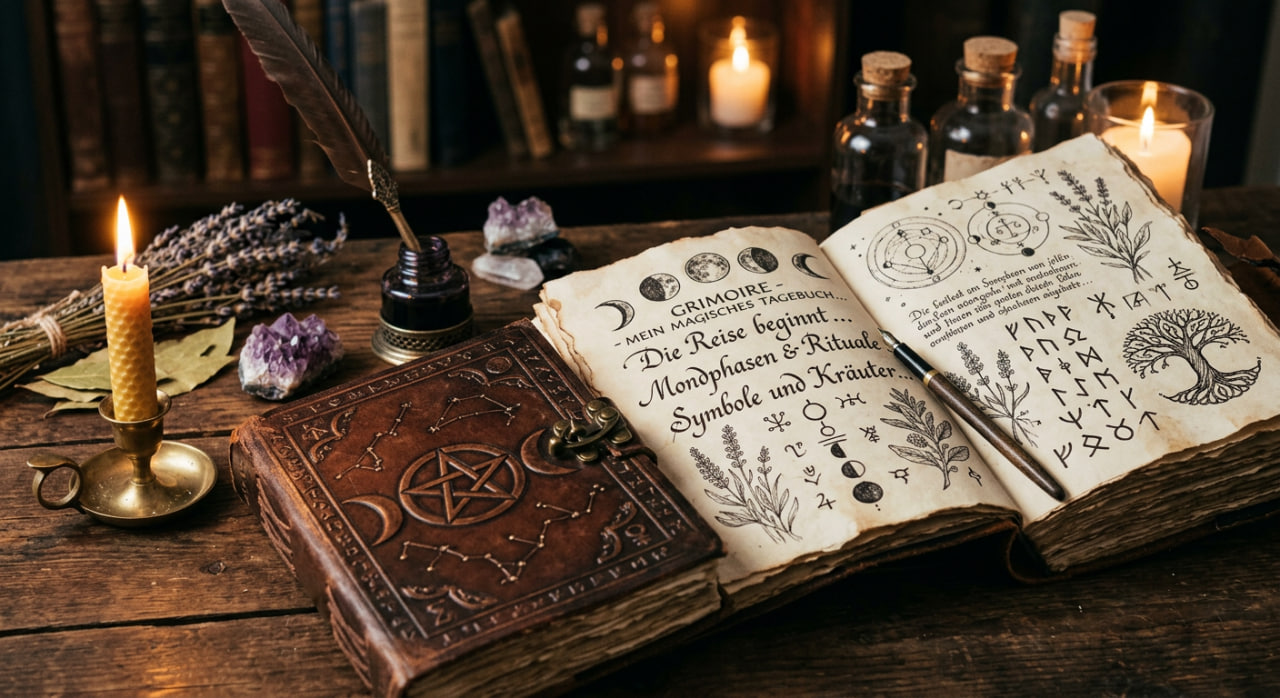 Das magische Tagebuch, Buch der Schatten oder Grimoire